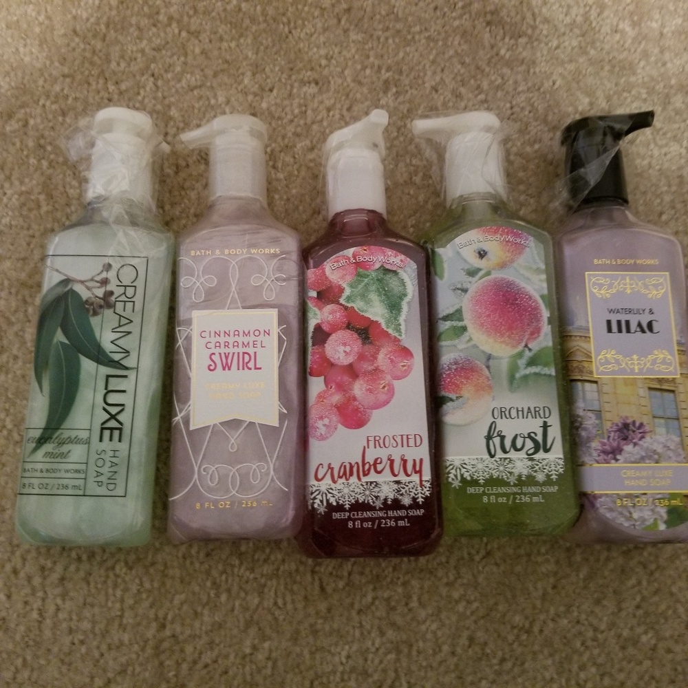 Bath and body works soap lot